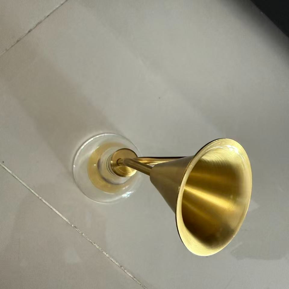 Perfume Fragrance Shop - Wall‑Hung Fragrance Sampling Vials Glass Brass