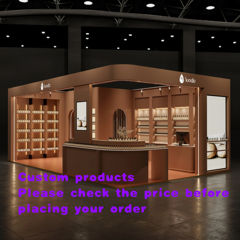 Perfume Fragrance Shop - custom.Elegant Perfume Kiosk Design Round Fragrance