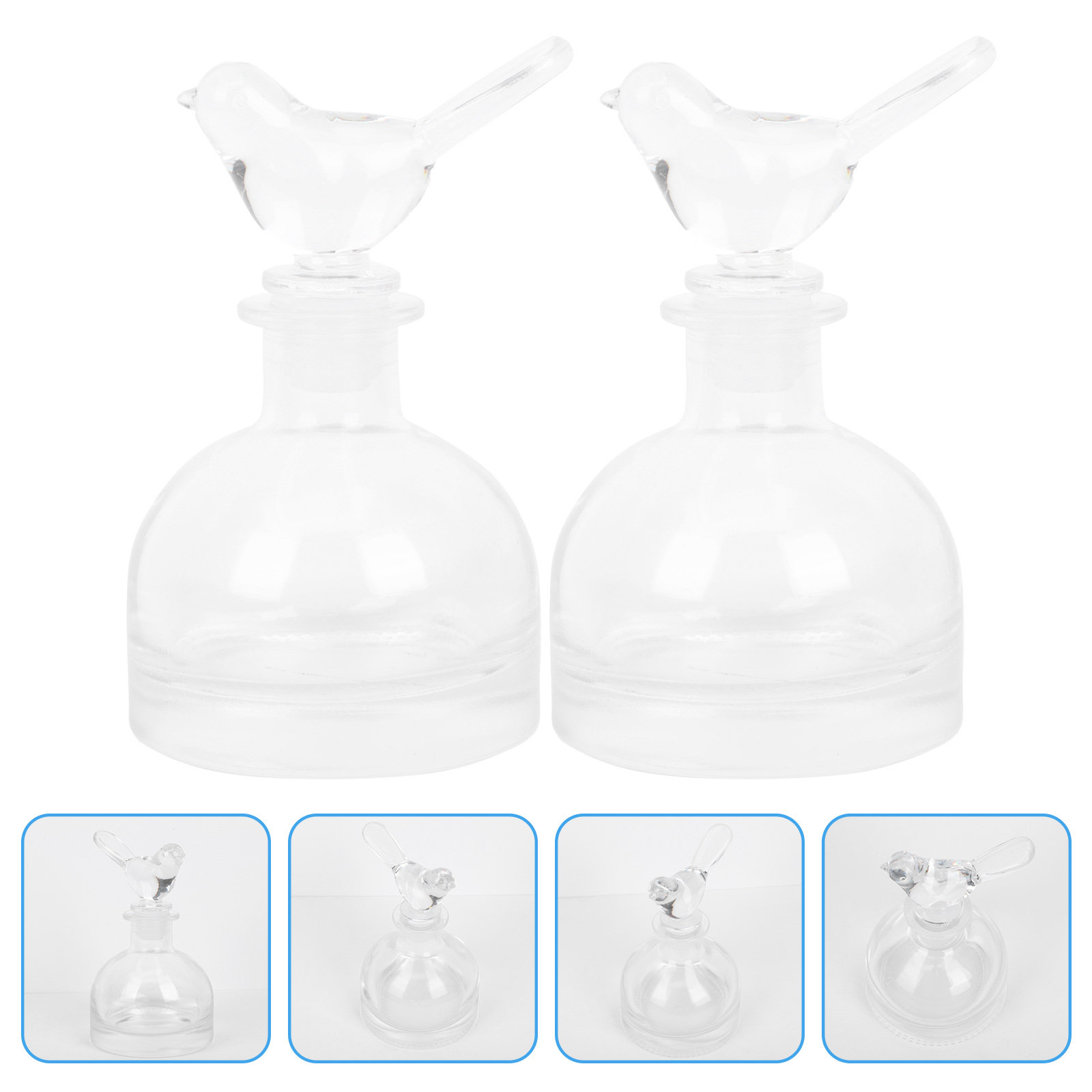 2Pcs Glass Perfume Bottles Pre - đánh giá và giá Perfume Home Fragrance