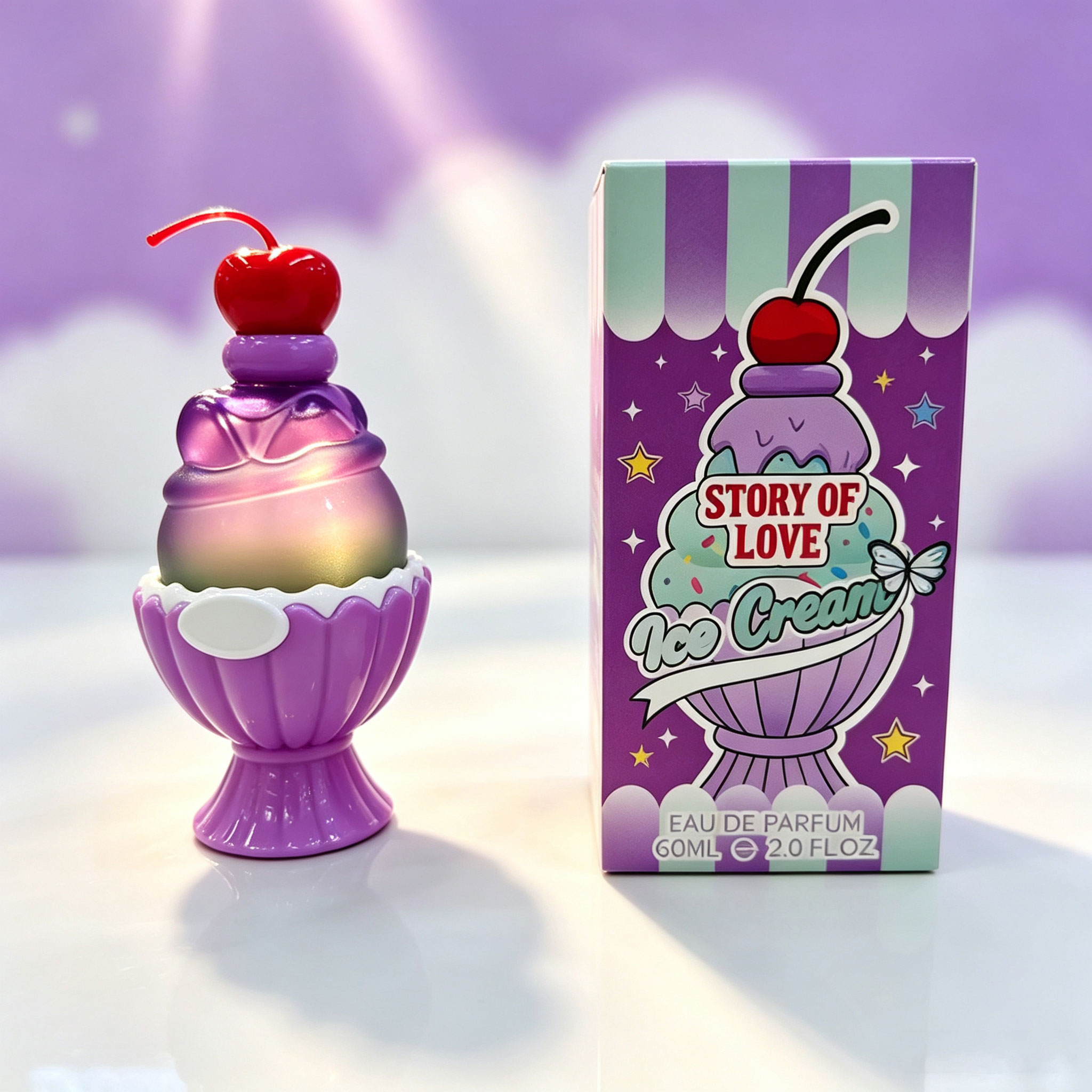 Cute Ice Cream Shaped Eau De P - đánh giá và giá Perfume Floral Fragrance