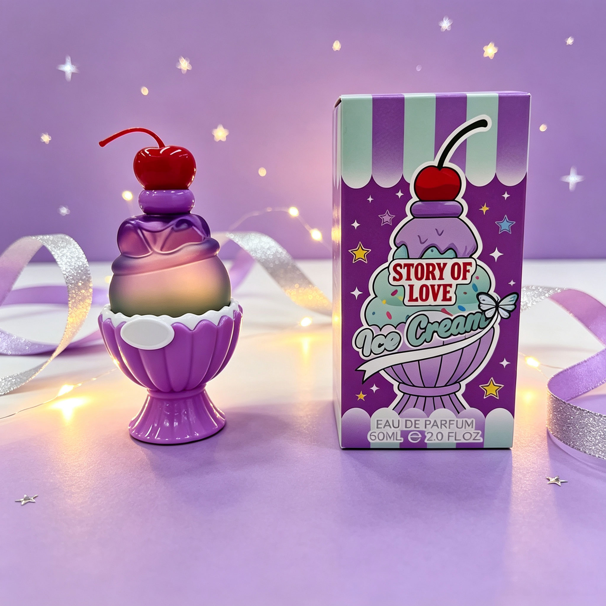 Cute Ice Cream Shaped Eau De P - đánh giá và giá Perfume Floral Fragrance