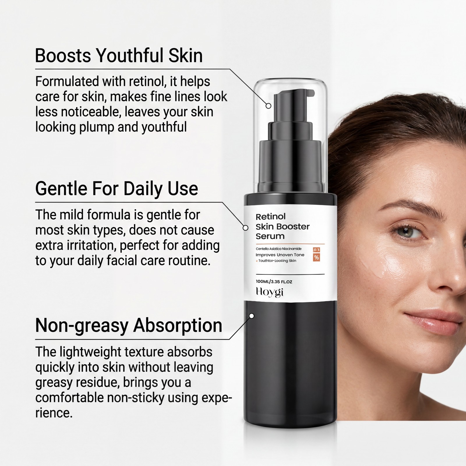 100ml Retinol Skin Booster Ser - đánh giá và giá The Ordinary Serum Hyaluronic Acid
