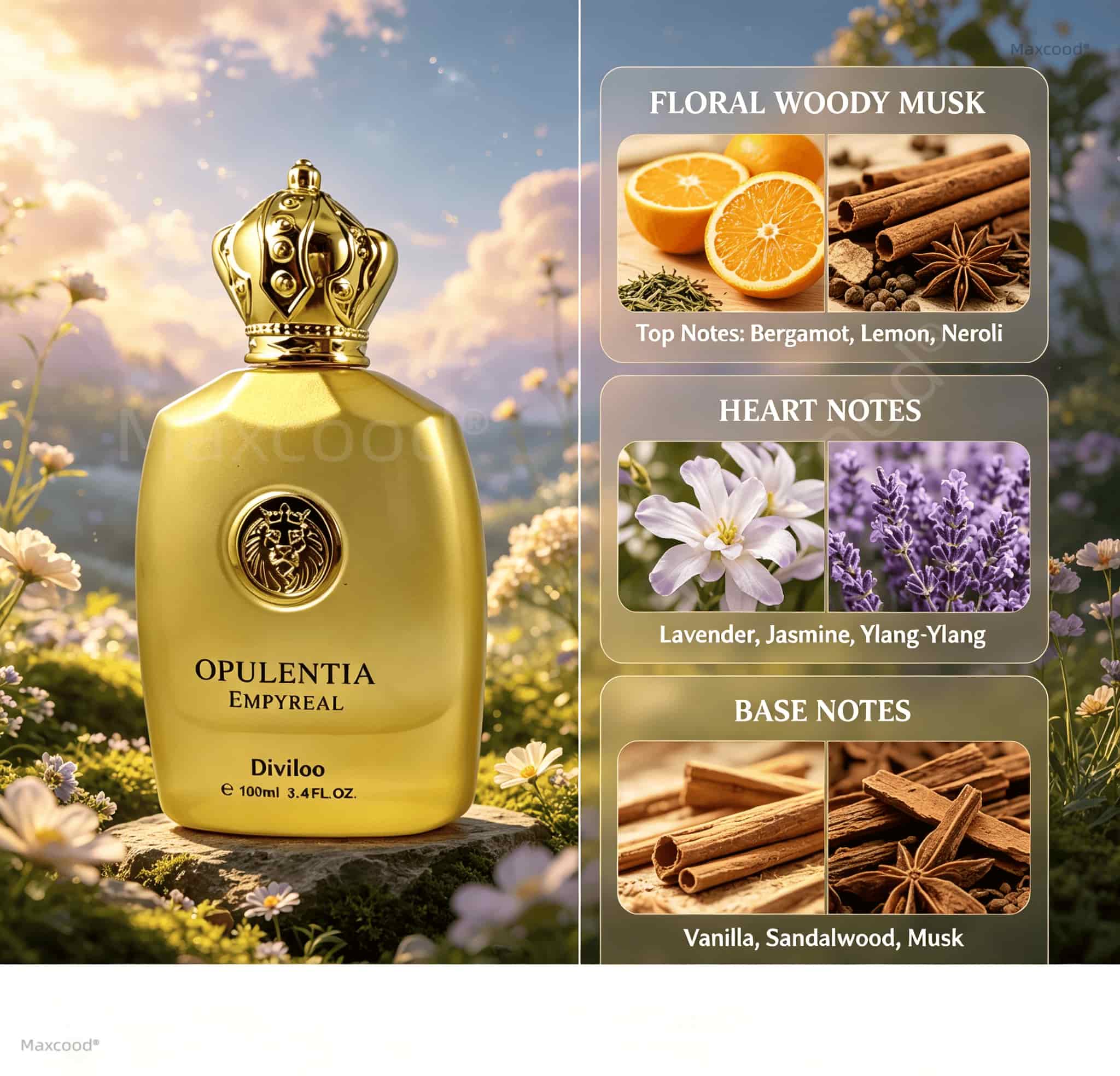 Floral, Woody, and Musky Notes - đánh giá và giá Perfume Fragrance Free
