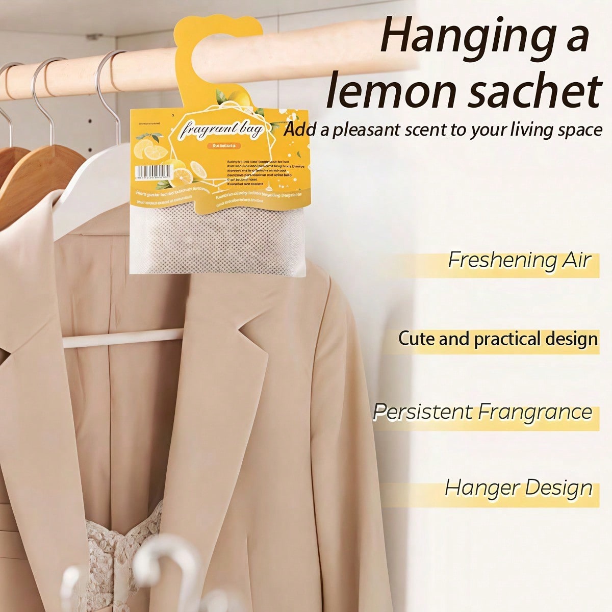 Hanging Lemon Scented Sachets, - đánh giá và giá Perfume Home Fragrance