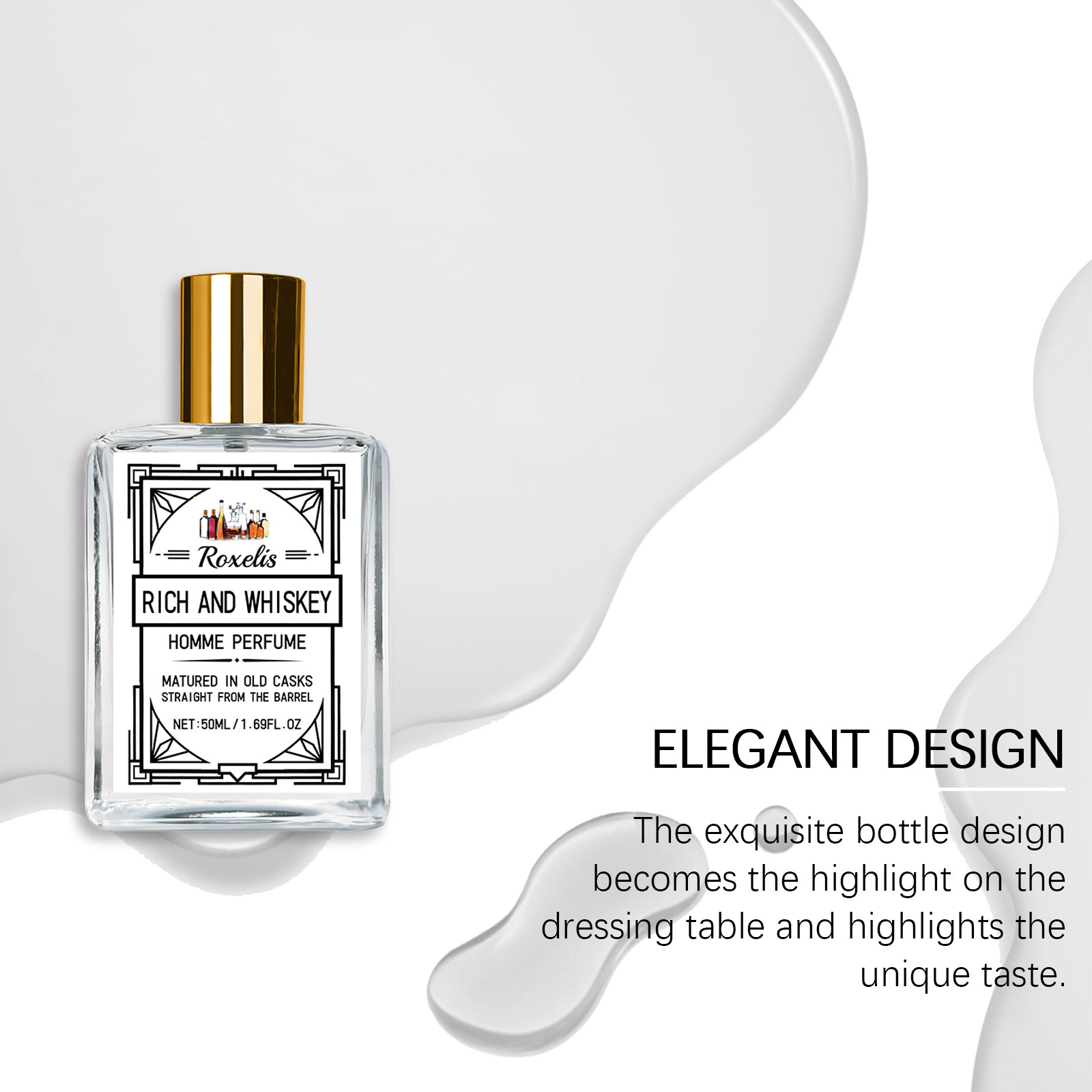 Roxelis 50ml Charm Whisky Men' - đánh giá và giá Perfume Fragrance Free