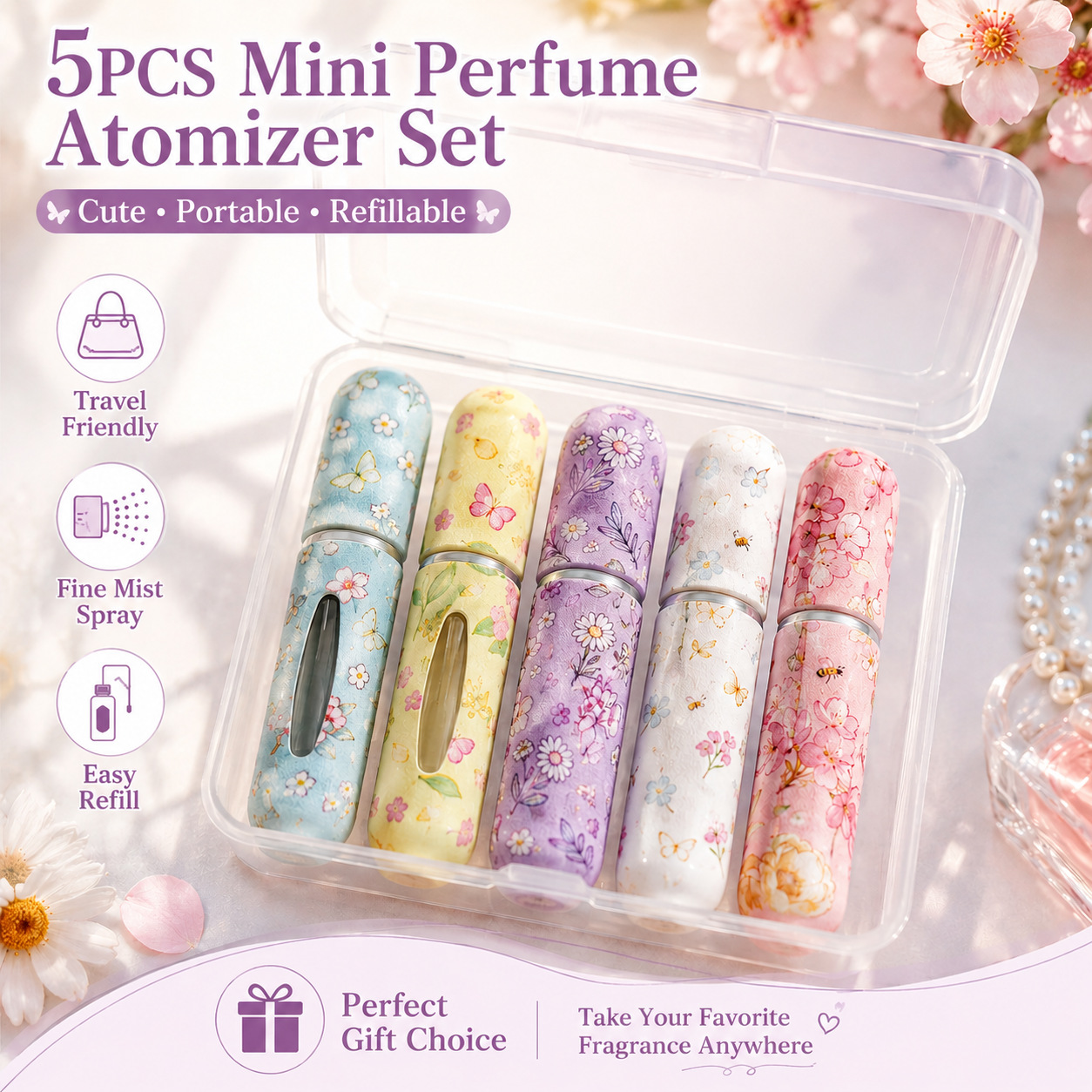 5pcs Spring Flower Fragrance S - đánh giá và giá Perfume Fragrance Direct